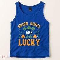 Onion Rings Are Lucky St Patricks Day Vibes Gift Tank Top thumb 2