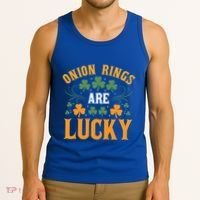 Onion Rings Are Lucky St Patricks Day Vibes Gift Tank Top thumb 3
