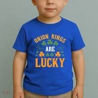 Onion Rings Are Lucky St Patricks Day Vibes Gift Toddler T-Shirt thumb 2
