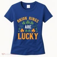 Onion Rings Are Lucky St Patricks Day Vibes Gift Women's T-Shirt thumb 0