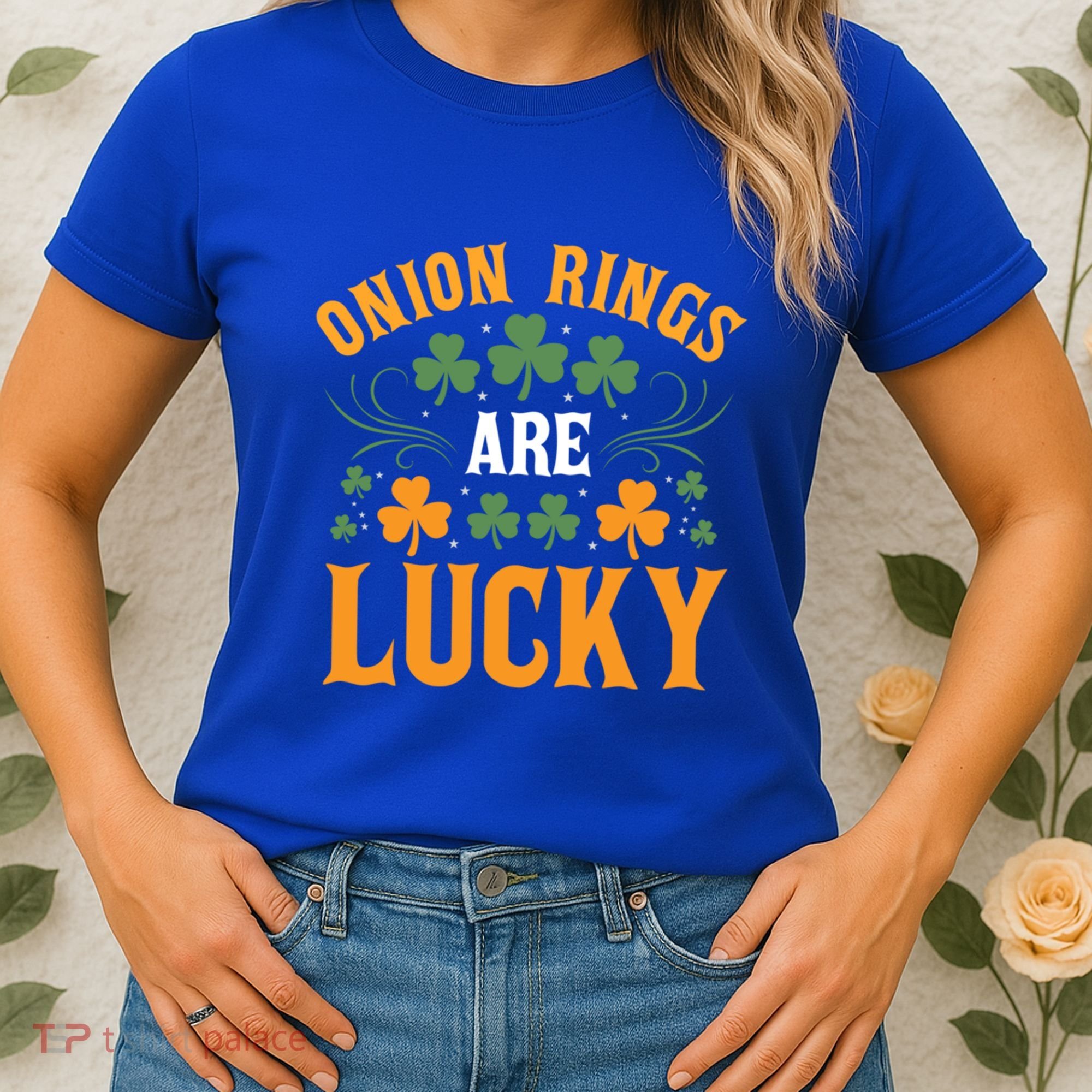 Onion Rings Are Lucky St Patricks Day Vibes Gift Women's T-Shirt