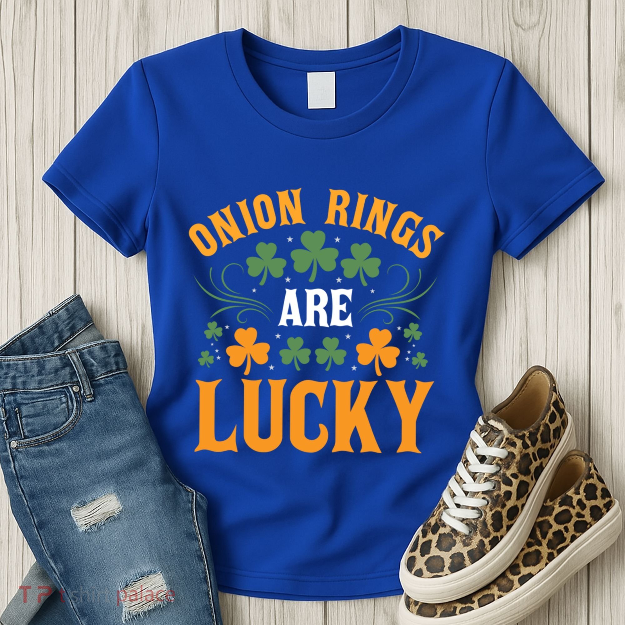 Onion Rings Are Lucky St Patricks Day Vibes Gift Women's T-Shirt