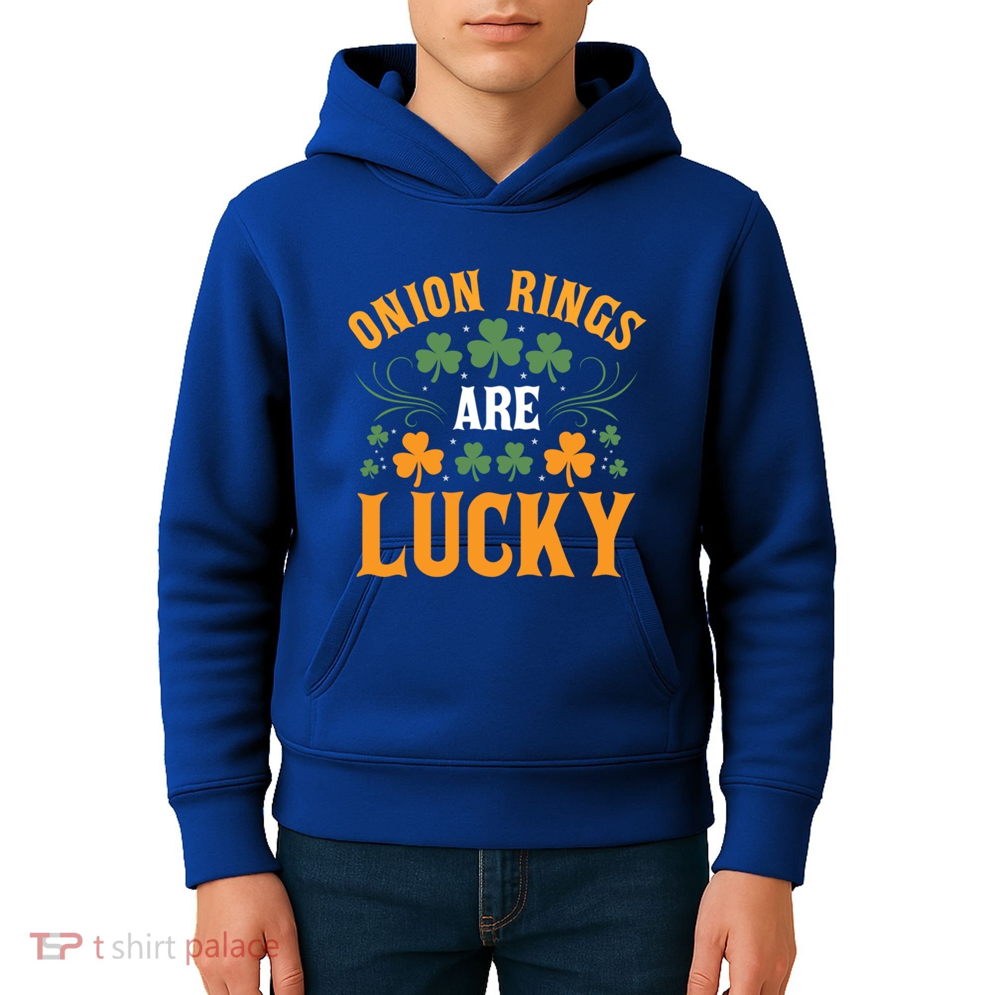 Onion Rings Are Lucky St Patricks Day Vibes Gift Kids Hoodie
