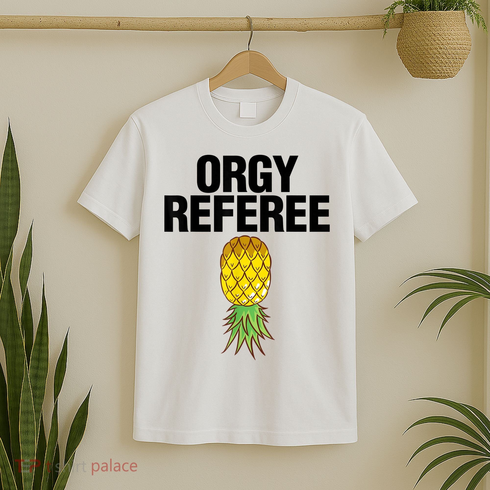 Orgy Referee Adult Humor Swinger Group Sex Freak Gift T-Shirt