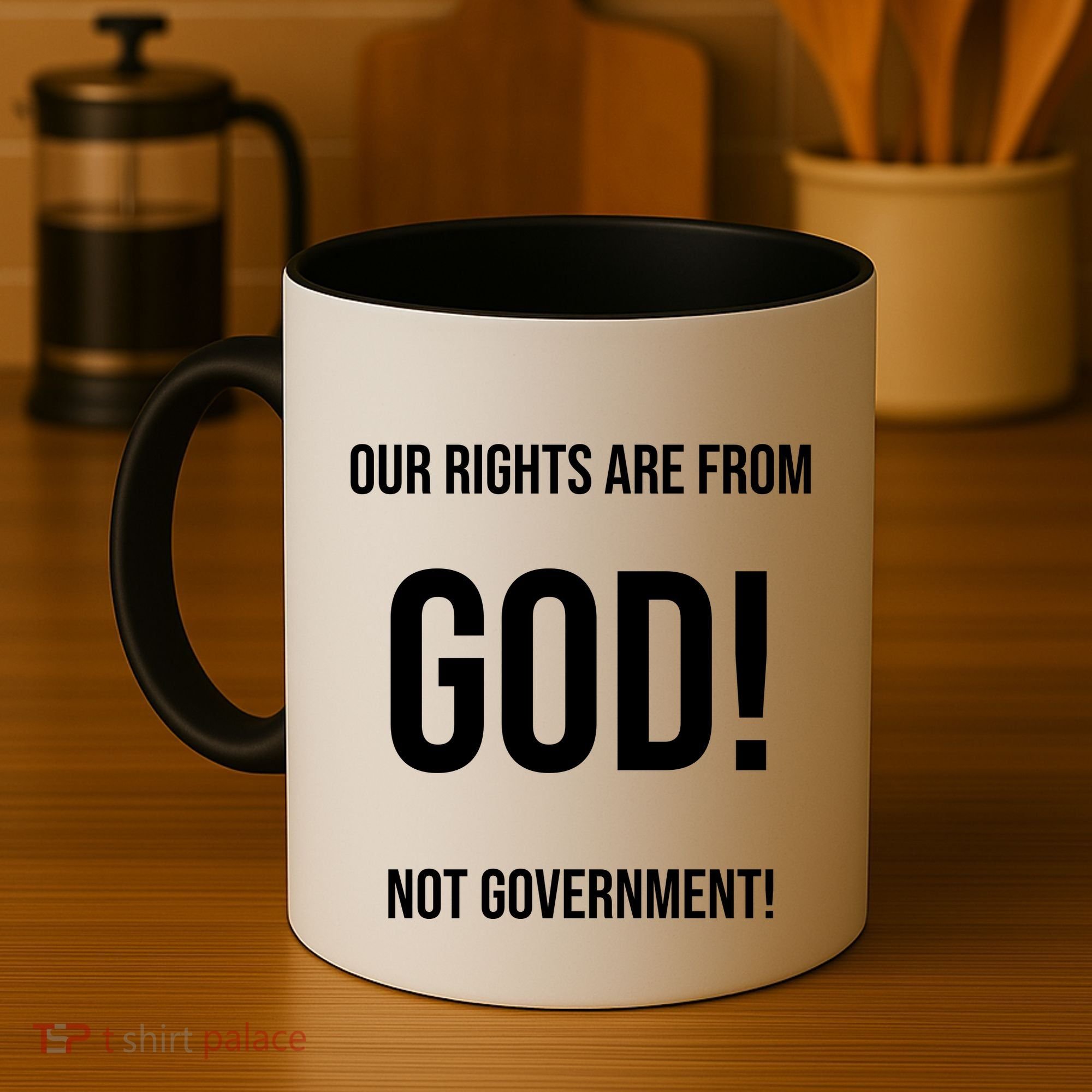 Our Rights Are From God Not Government Coffee Mug