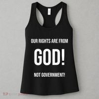 Our Rights Are From God Not Government Women's Tank Top thumb 3