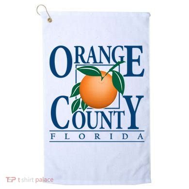 Orange County Florida Golf Towel