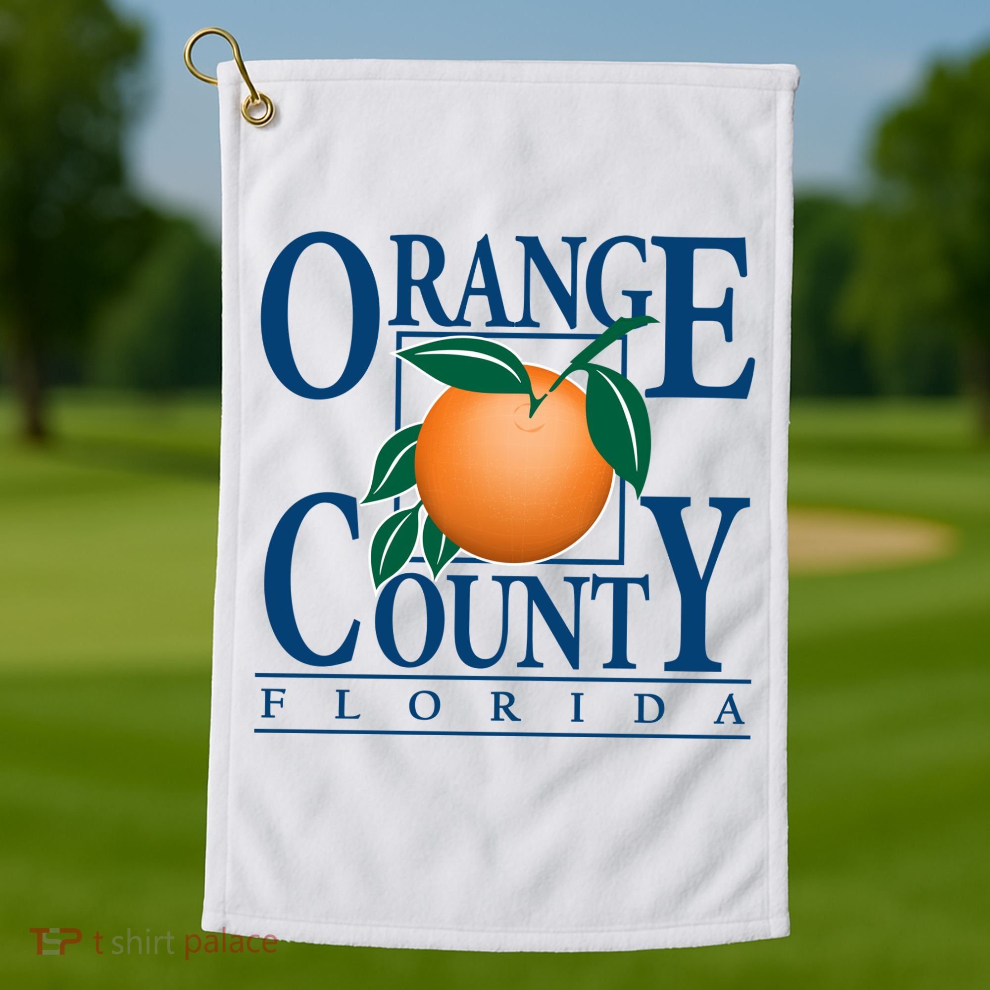 Orange County Florida Golf Towel