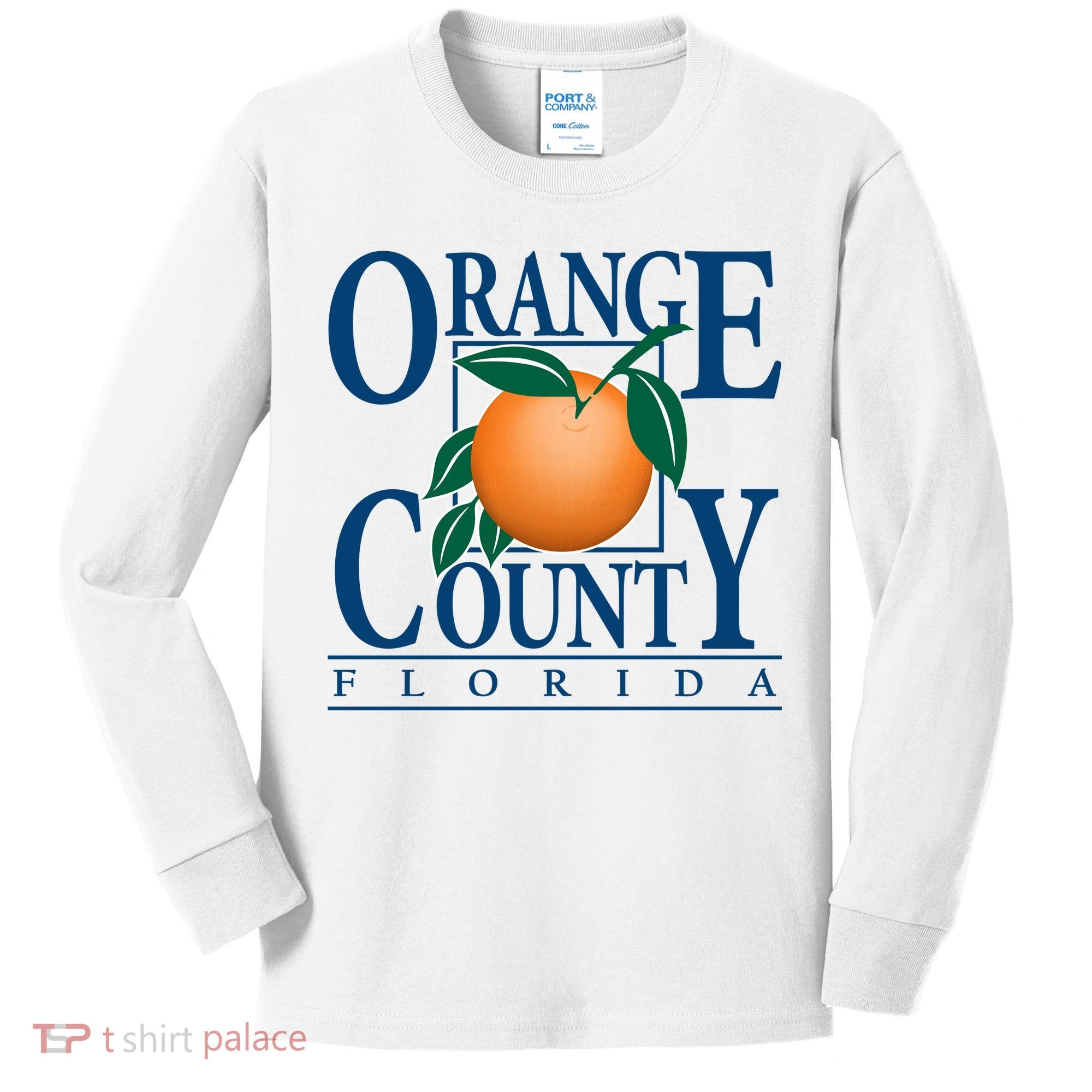 Orange County Florida Kids Long Sleeve Shirt