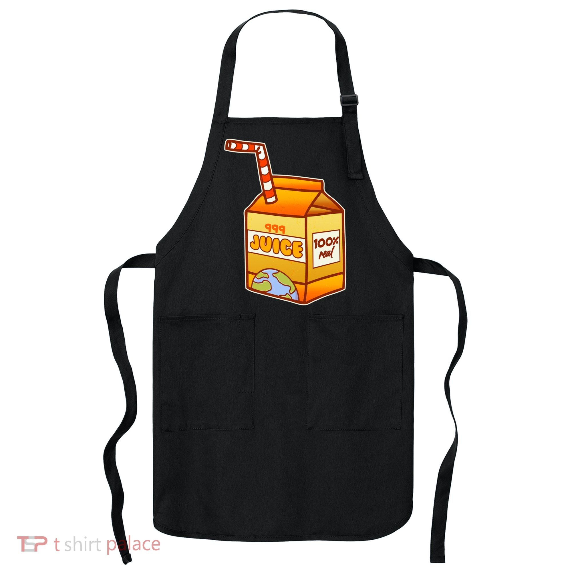 Orange Juice 999 Carton 100% Real Juice Apron