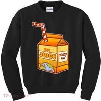 Orange Juice 999 Carton 100% Real Juice Kids Sweatshirt thumb 0