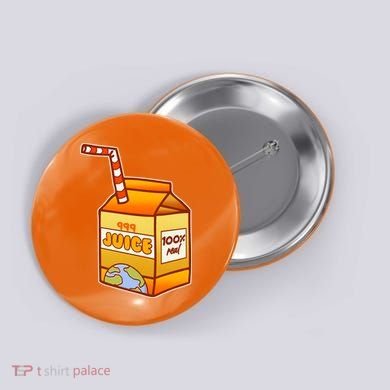 Orange Juice 999 Carton 100% Real Juice Button