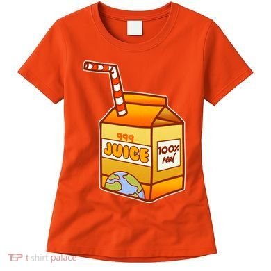 Orange Juice 999 Carton 100% Real Juice Women's T-Shirt