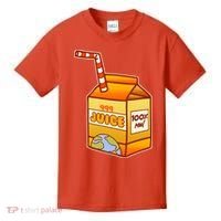 Orange Juice 999 Carton 100% Real Juice Kids T-Shirt thumb 0