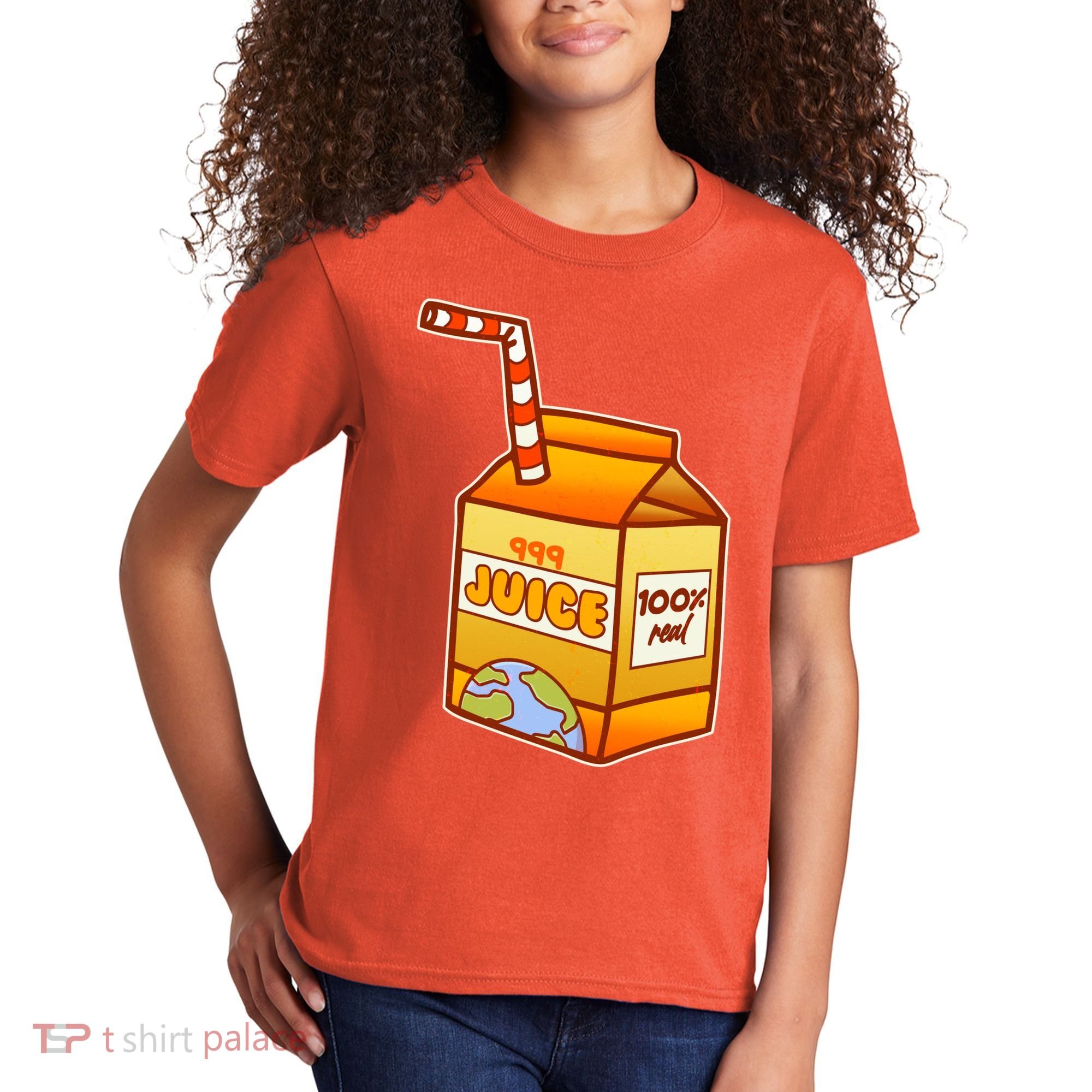 Orange Juice 999 Carton 100% Real Juice Kids T-Shirt