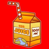 Orange Juice 999 Carton 100% Real Juice Santa Hat thumb 1