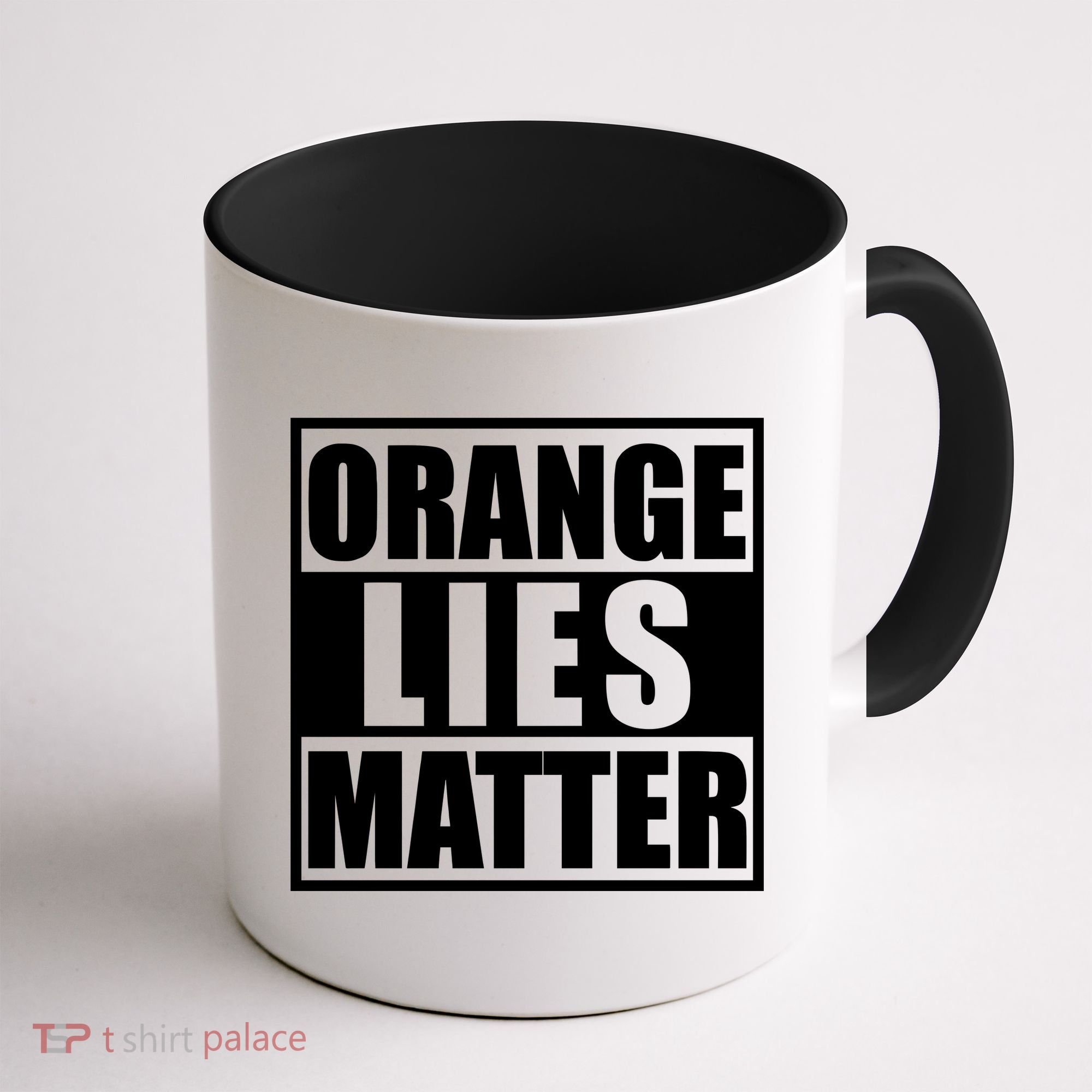 Orange Lies Matter Resist Anti Trump Coffee Mug