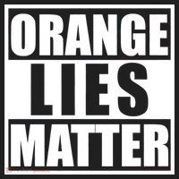 Orange Lies Matter Resist Anti Trump Beanie thumb 2