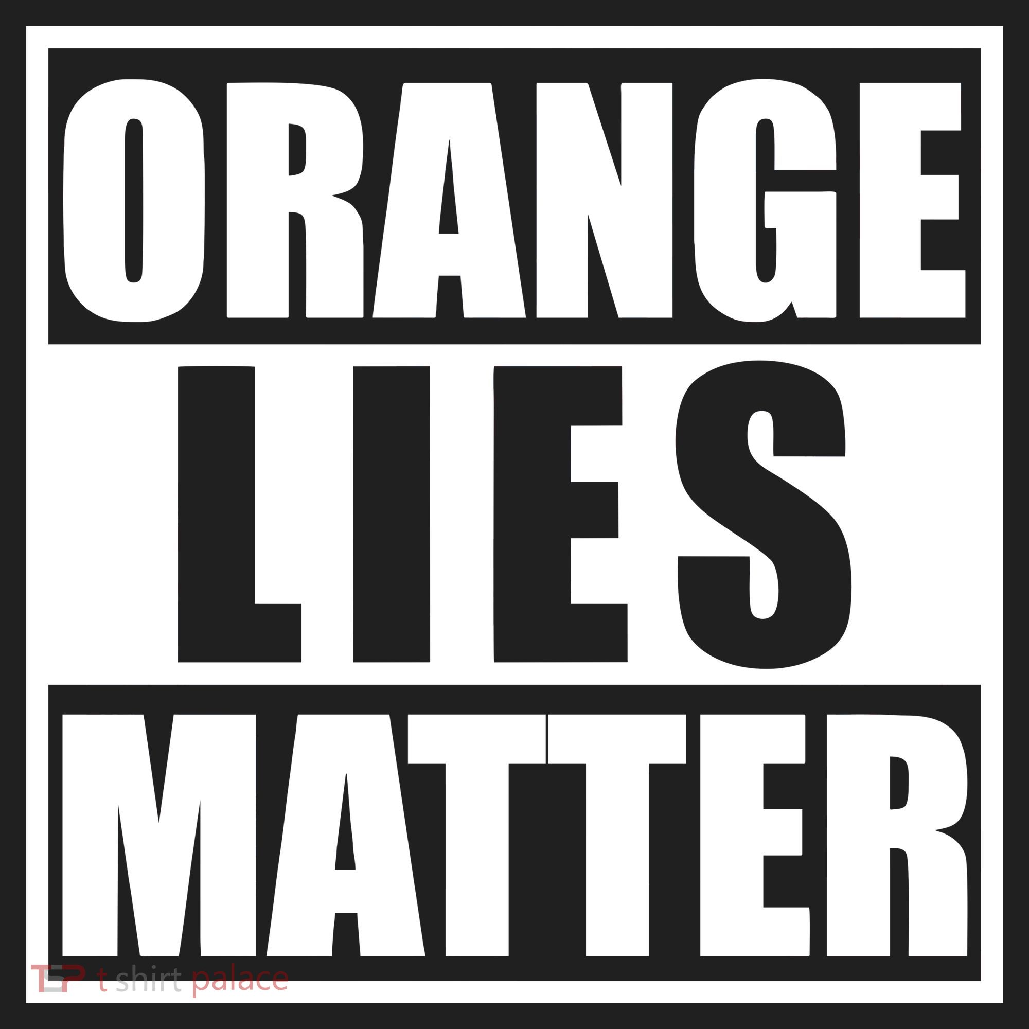 Orange Lies Matter Resist Anti Trump Beanie