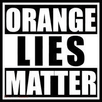 Orange Lies Matter Resist Anti Trump Women's Hoodie thumb 2