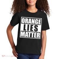 Orange Lies Matter Resist Anti Trump Kids T-Shirt thumb 2