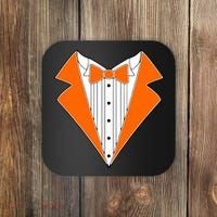 Orange Tuxedo Wedding Bachelor Prom Tux Coaster thumb 0