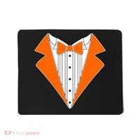 Orange Tuxedo Wedding Bachelor Prom Tux Mousepad thumb 0