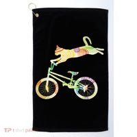 Off Road Bmx Riding Bmx Golf Towel thumb 0