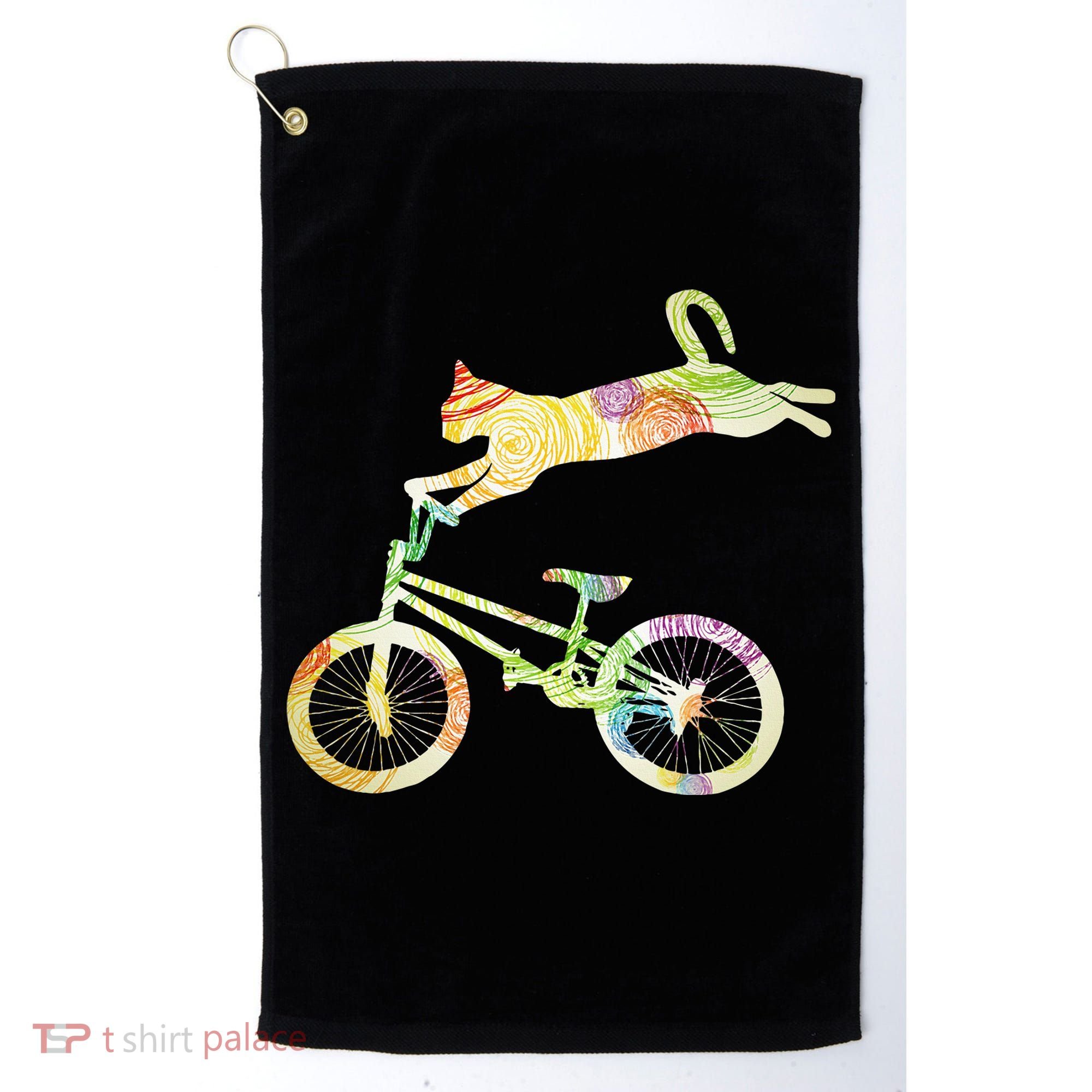 Off Road Bmx Riding Bmx Golf Towel