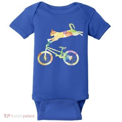 Off Road Bmx Riding Bmx Baby Bodysuit