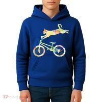 Off Road Bmx Riding Bmx Kids Hoodie thumb 4