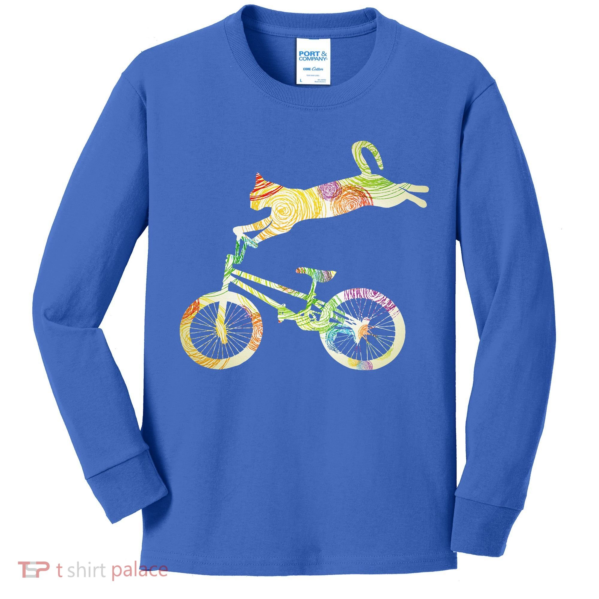 Off Road Bmx Riding Bmx Kids Long Sleeve Shirt