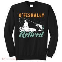 Ofishally Retired Bass Fishing Retirement Sweatshirt thumb 0