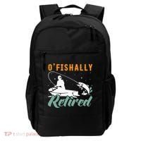 Ofishally Retired Bass Fishing Retirement Backpack thumb 0