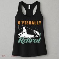 Ofishally Retired Bass Fishing Retirement Women's Tank Top thumb 3