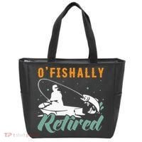Ofishally Retired Bass Fishing Retirement Tote Bag thumb 0