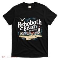 Ocean Rehoboth Beach Delaware Coastal Town Vibe T-Shirt thumb 0