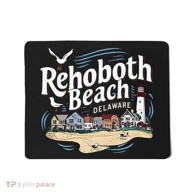Ocean Rehoboth Beach Delaware Coastal Town Vibe Mousepad