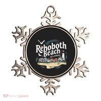 Ocean Rehoboth Beach Delaware Coastal Town Vibe Ornament thumb 0