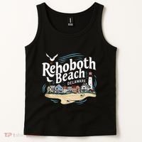 Ocean Rehoboth Beach Delaware Coastal Town Vibe Tank Top thumb 2