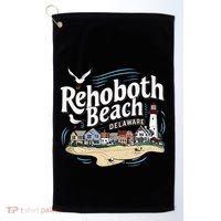 Ocean Rehoboth Beach Delaware Coastal Town Vibe Golf Towel thumb 0