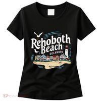 Ocean Rehoboth Beach Delaware Coastal Town Vibe Women's T-Shirt thumb 0