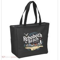 Ocean Rehoboth Beach Delaware Coastal Town Vibe Tote Bag thumb 2