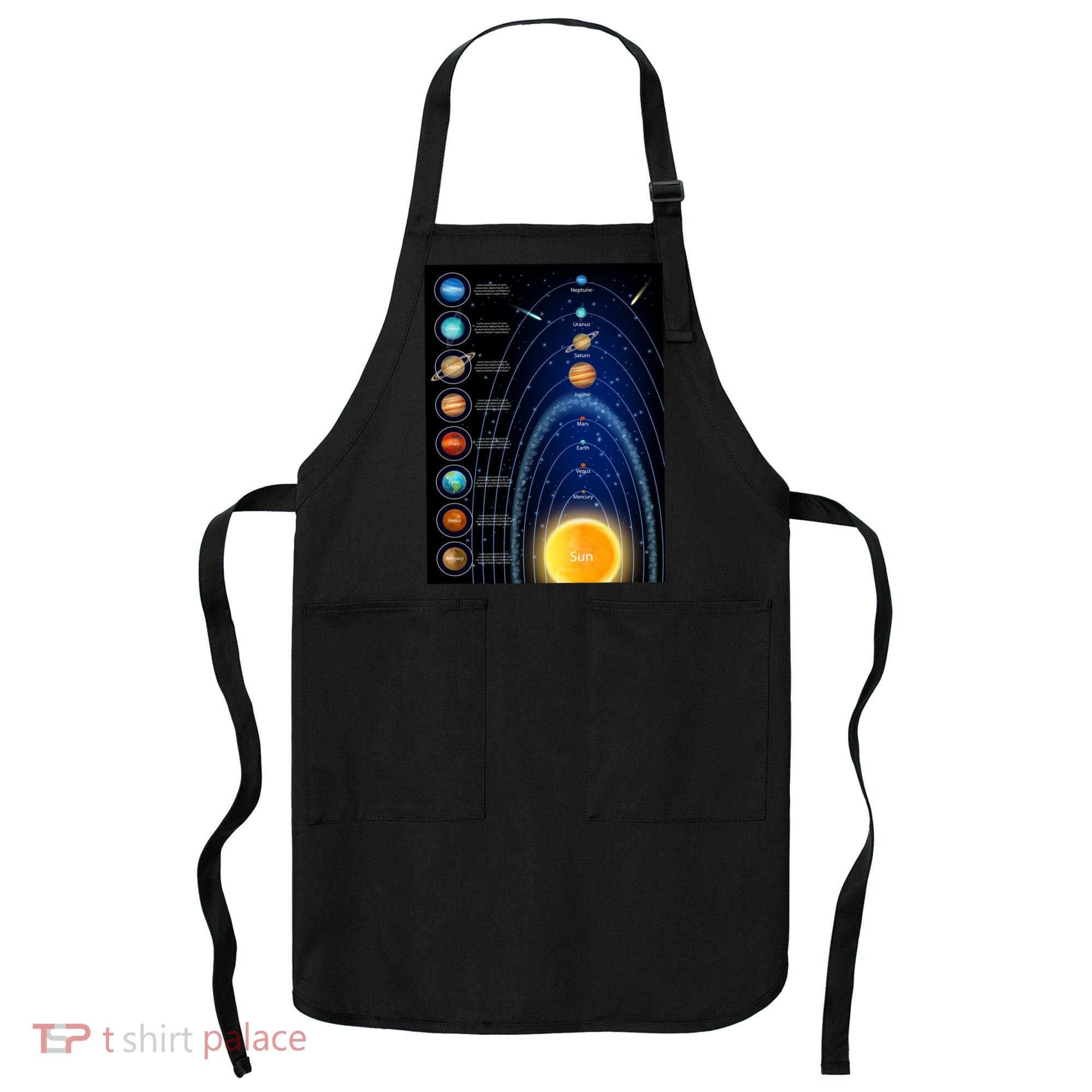 Orbiting Solar System Diagram Apron