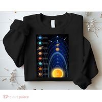 Orbiting Solar System Diagram Sweatshirt thumb 2