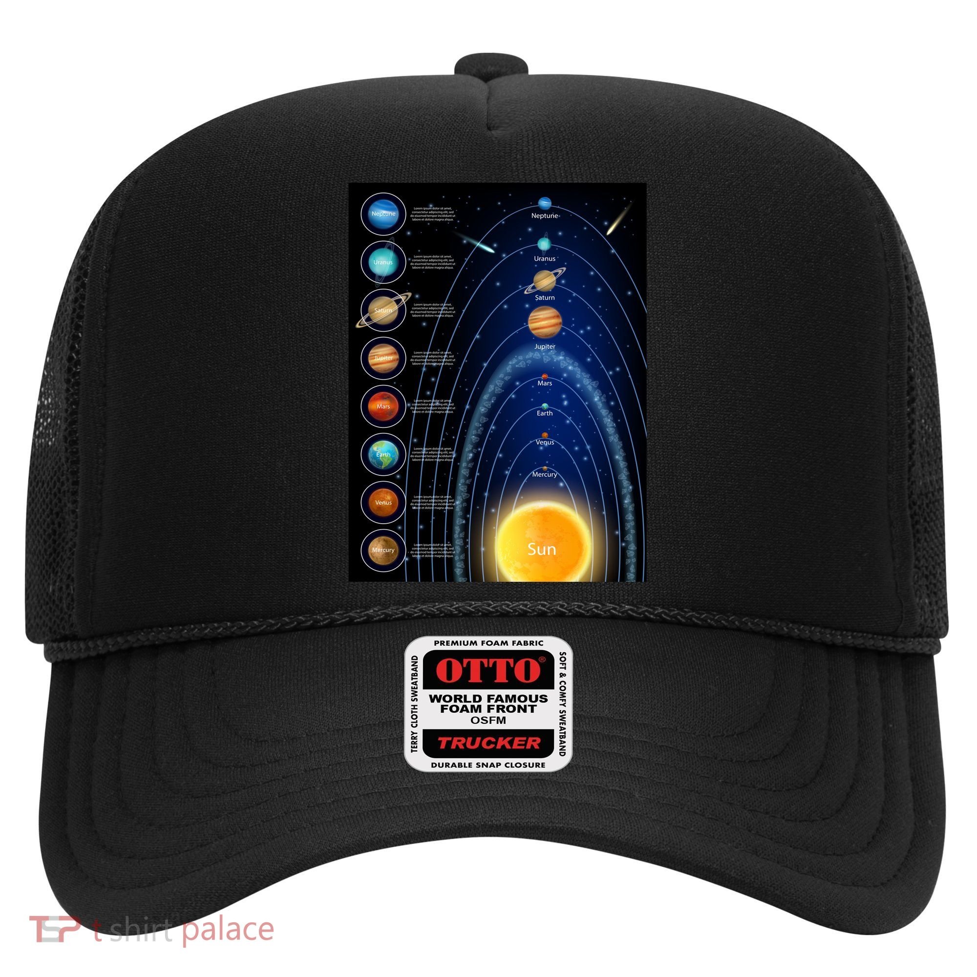 Orbiting Solar System Diagram Hat