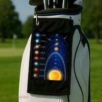 Orbiting Solar System Diagram Golf Towel thumb 2