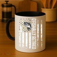 OFishally Retired Dad Fathers Day Coolest Fisherman Coffee Mug thumb 4