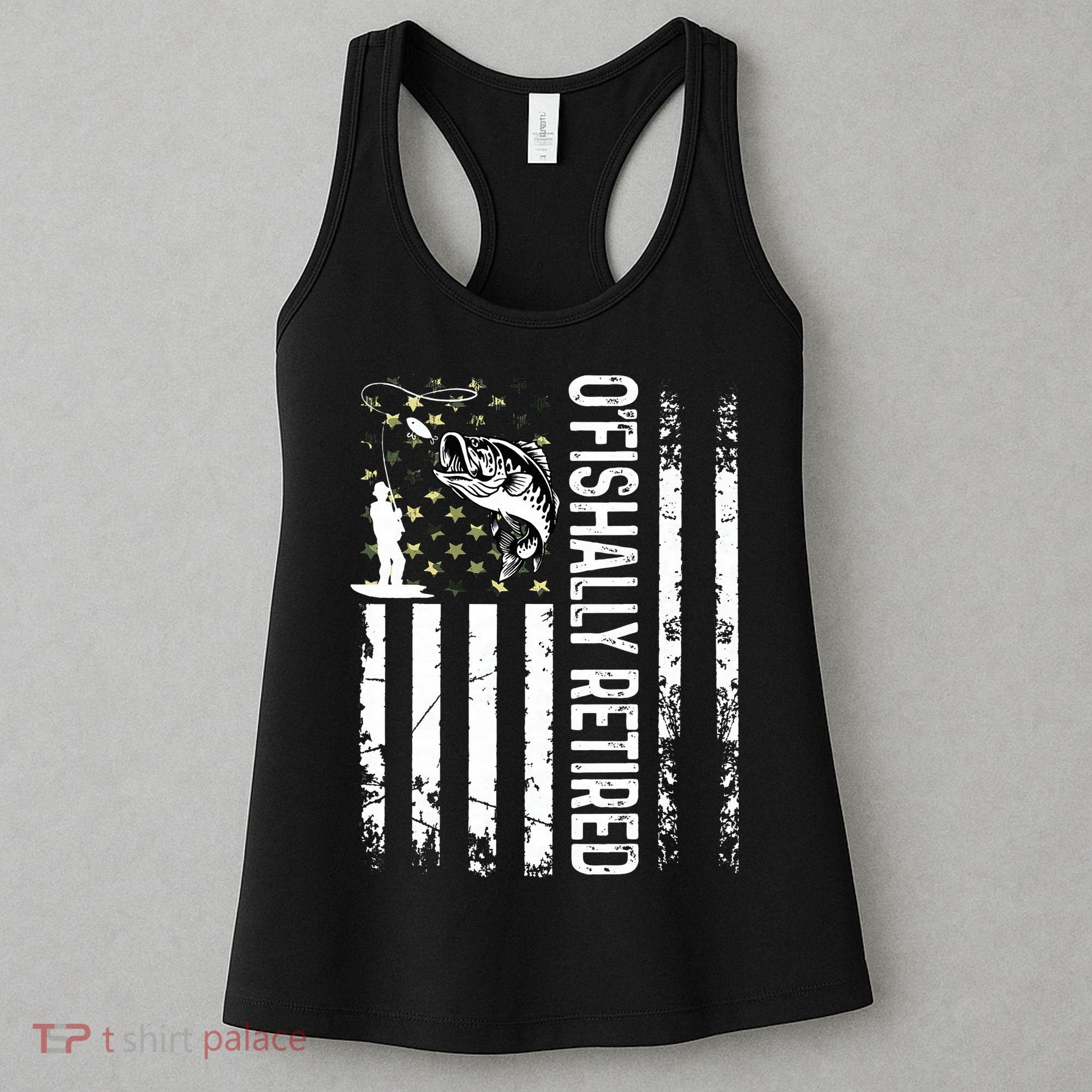 OFishally Retired Dad Fathers Day Coolest Fisherman Women's Tank Top