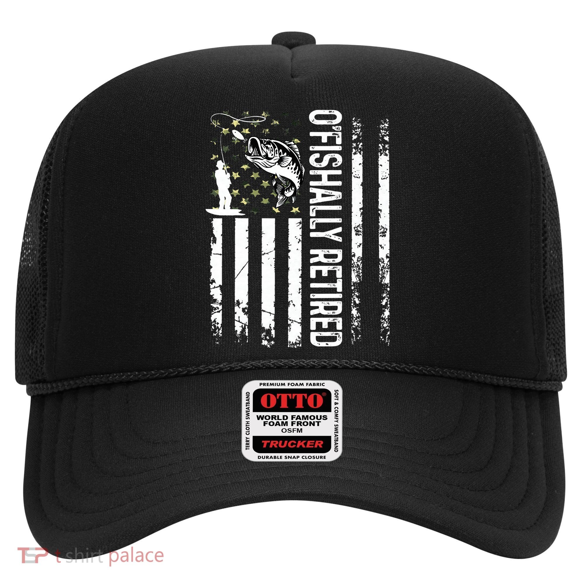 OFishally Retired Dad Fathers Day Coolest Fisherman Hat